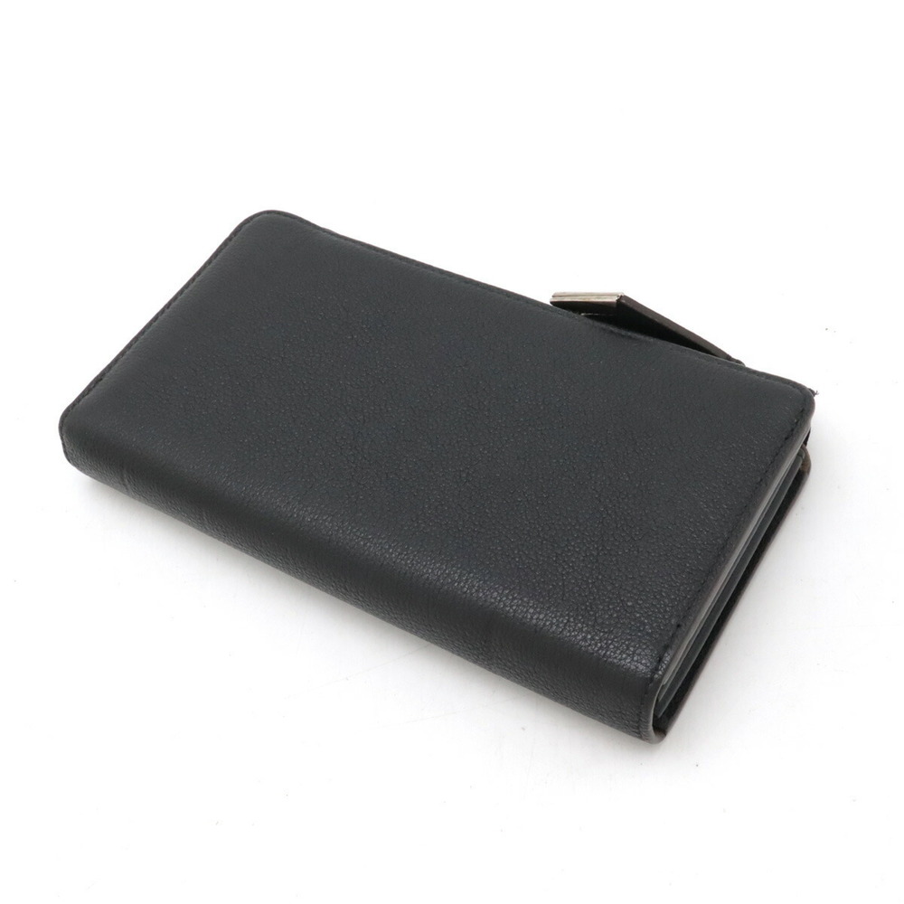 Louis Vuitton Wallet Veau Comete Cashmere Black long Noir zipper Portefeuille